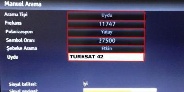 Turksat 42 E Frekans
